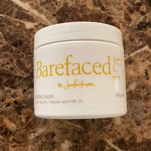 Barefaced toning pads